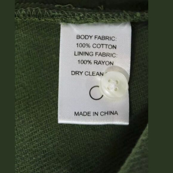 Trovata Birds of Paradis Tina Green High Rise Cropped Wide Leg Pants 6 NWT - Picture 9 of 10